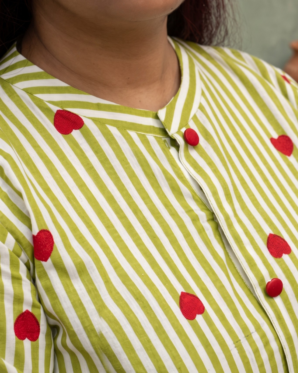 Pure Cotton Cord Set With Sleeve