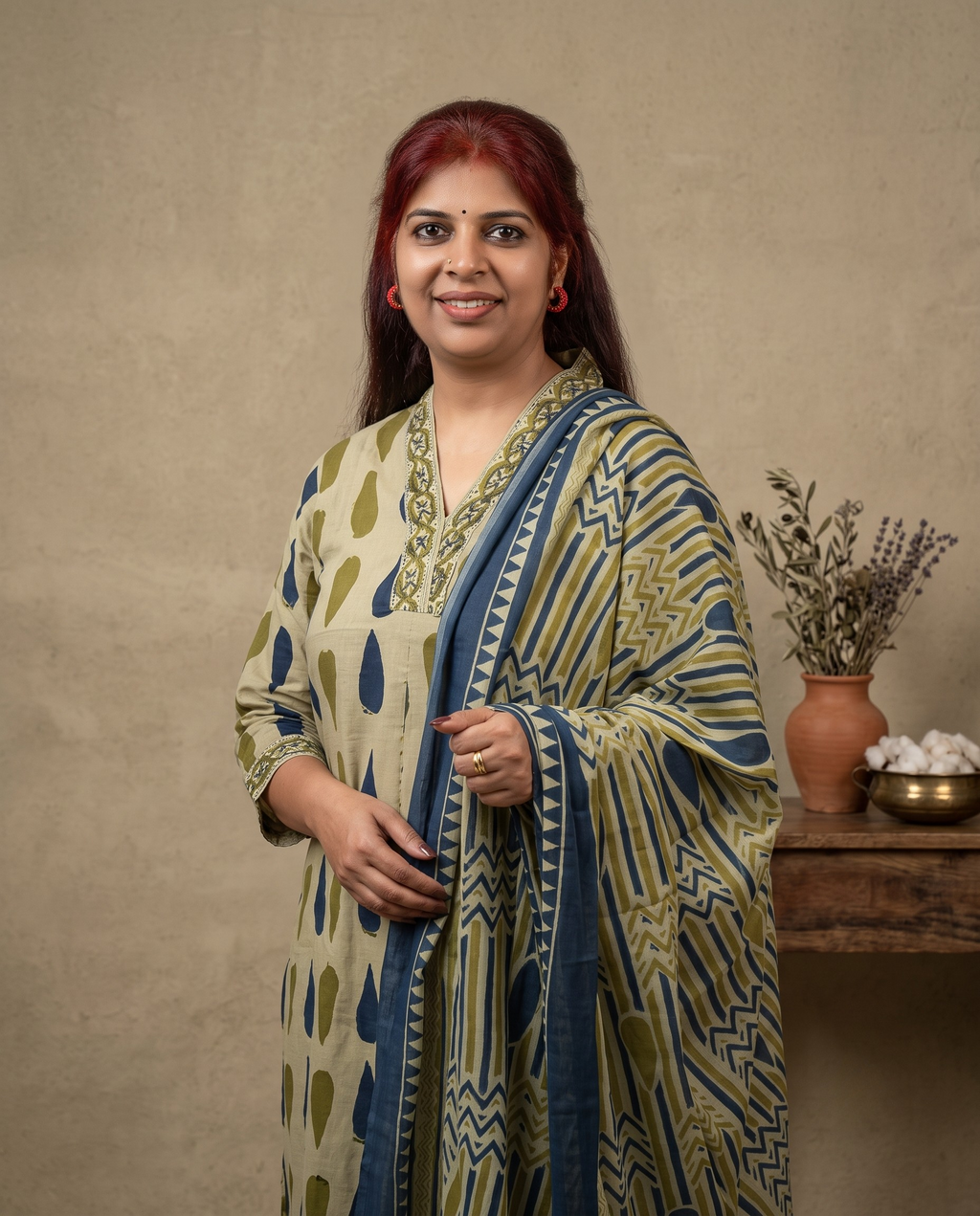 Mulcotton Churidar Set Readymade