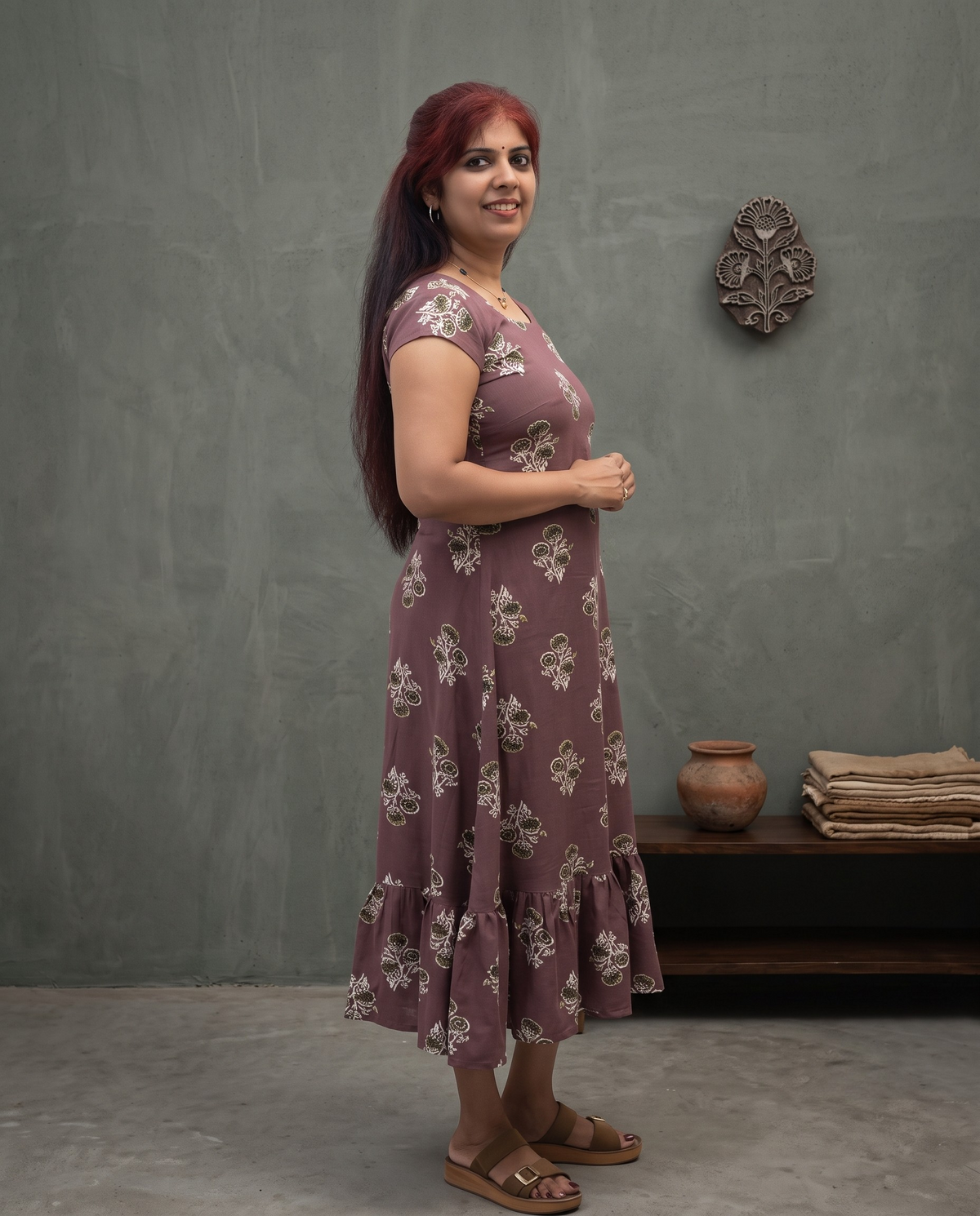 Rayon Cotton Frock