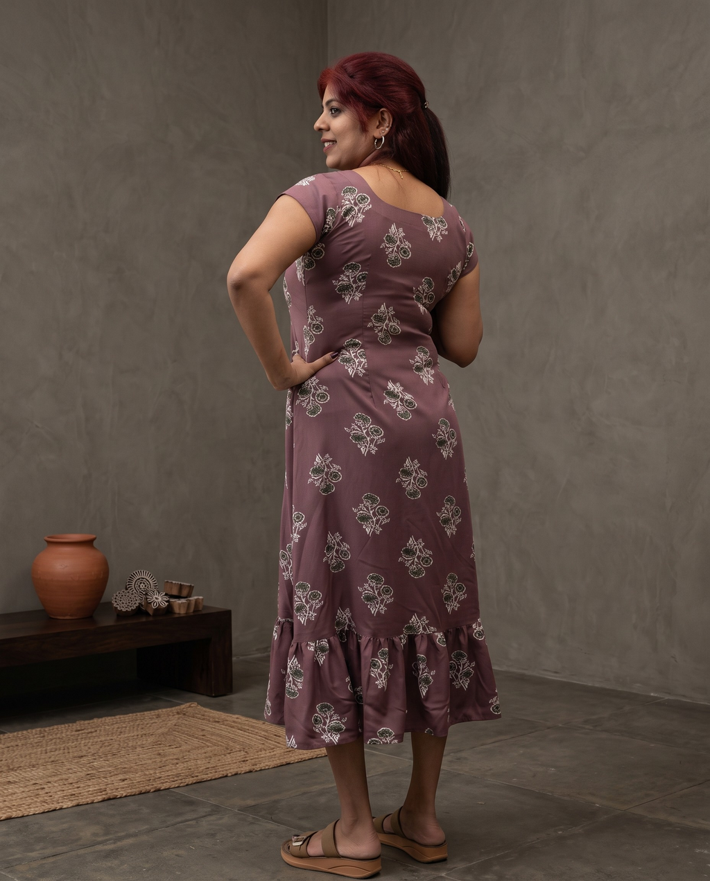 Rayon Cotton Frock