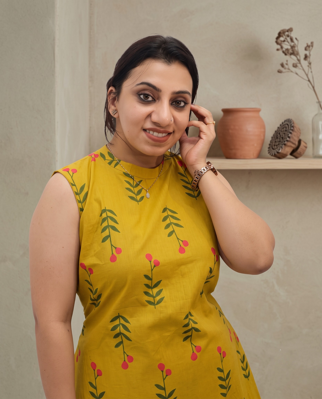 Mulcotton Cord Set Sleevless