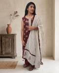 Mulcotton Churidar Set With Sleeve