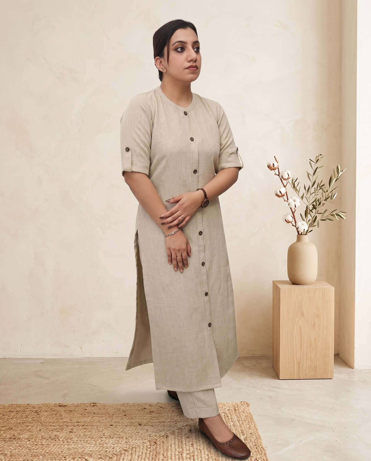 Premium Crape Cotton Mix