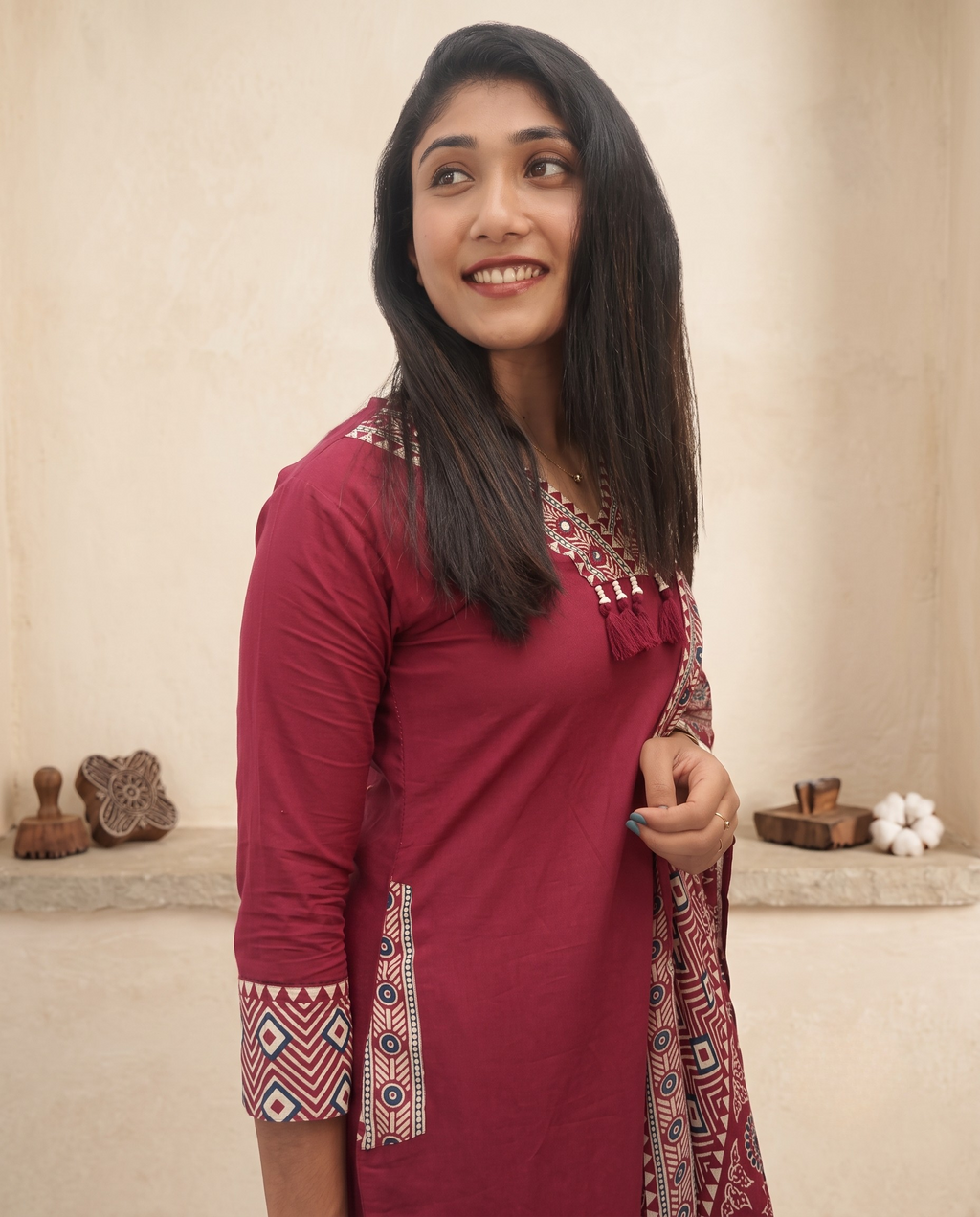 Mulcotton Churidar Set Readymade