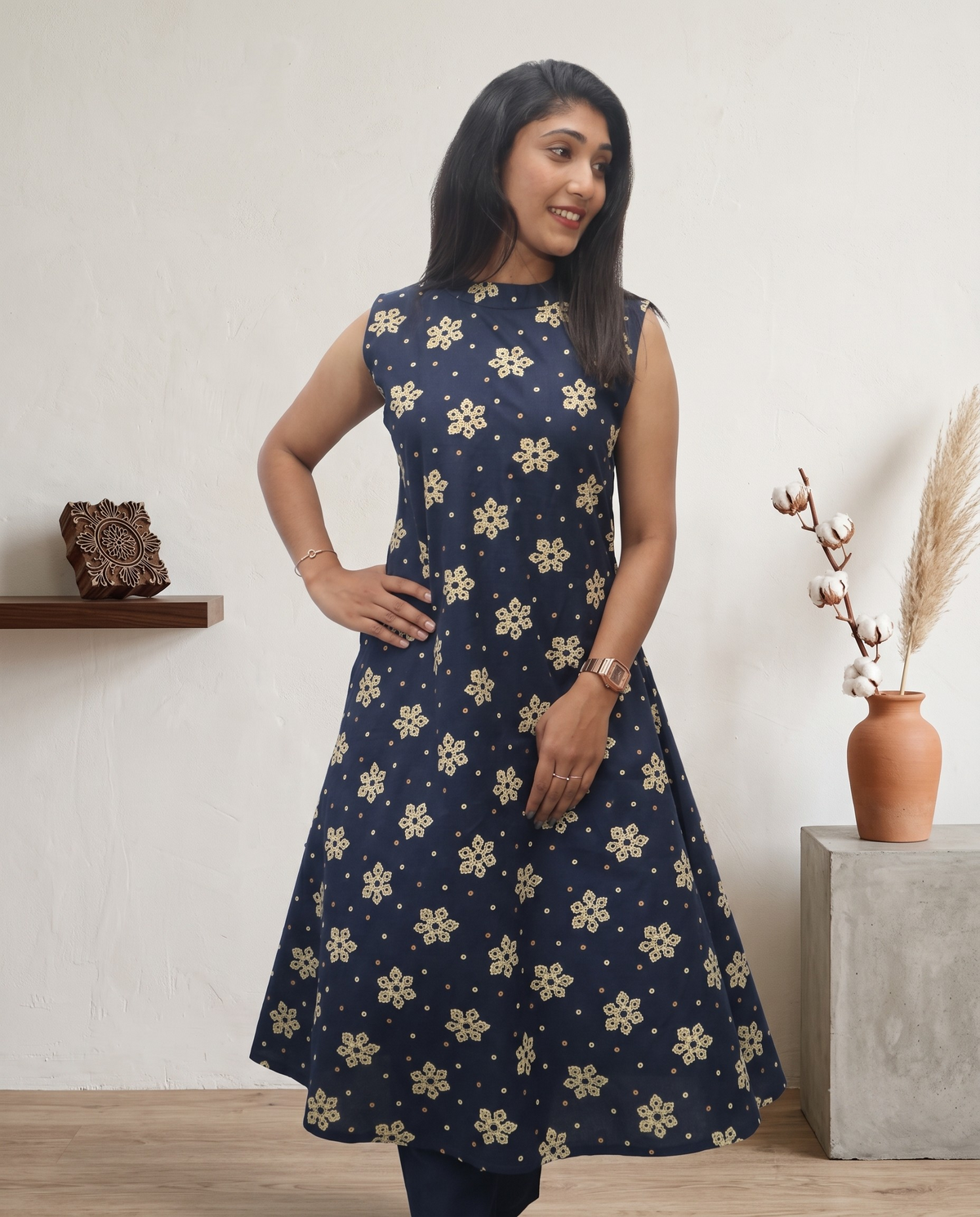 Pure Cotton Cord Set With Sleeve