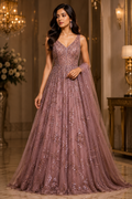 Embellished Party Wear Gown