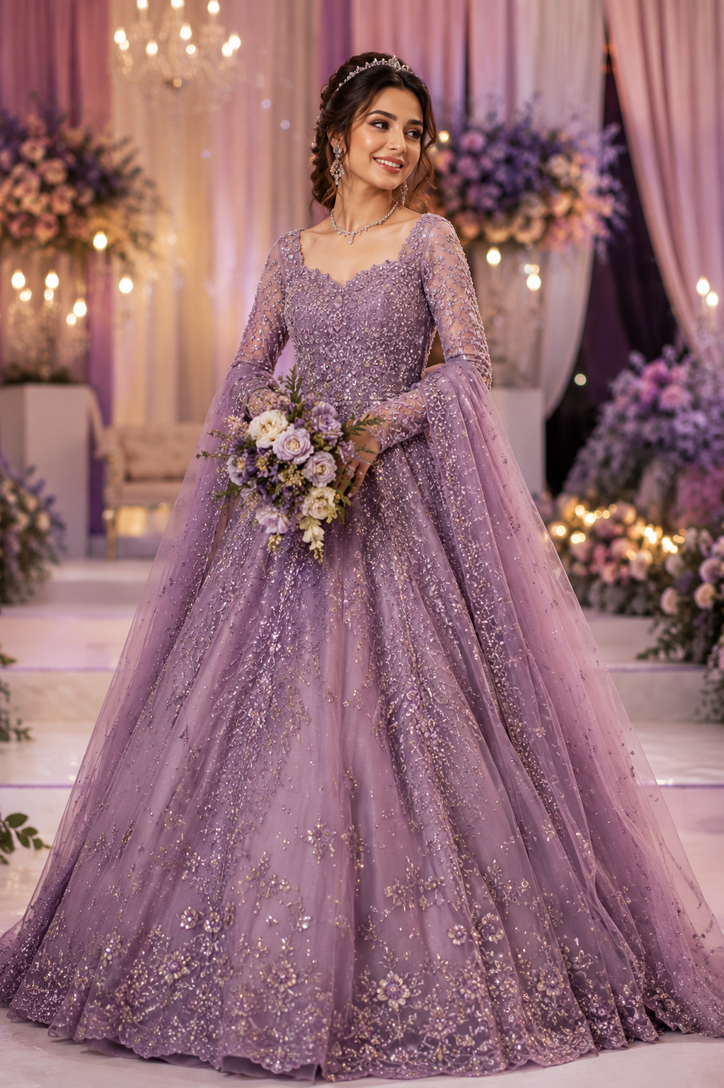 Embellished Wedding Gown